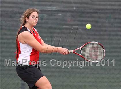 Thumbnail 1 in Chico vs Skyline (CIF NorCal Girls Team Tennis Championships)  photogallery.