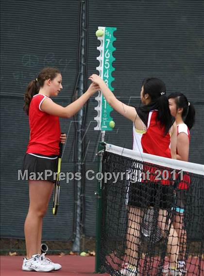 Thumbnail 3 in Chico vs Skyline (CIF NorCal Girls Team Tennis Championships)  photogallery.