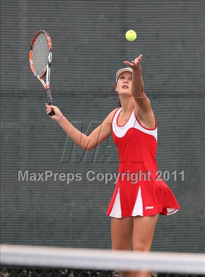 Thumbnail 2 in Chico vs Skyline (CIF NorCal Girls Team Tennis Championships)  photogallery.