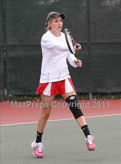 Thumbnail 3 in Chico vs Skyline (CIF NorCal Girls Team Tennis Championships)  photogallery.