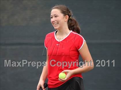 Thumbnail 1 in Chico vs Skyline (CIF NorCal Girls Team Tennis Championships)  photogallery.