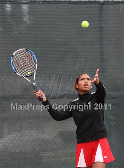 Thumbnail 1 in Chico vs Skyline (CIF NorCal Girls Team Tennis Championships)  photogallery.