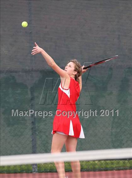 Thumbnail 2 in Chico vs Skyline (CIF NorCal Girls Team Tennis Championships)  photogallery.