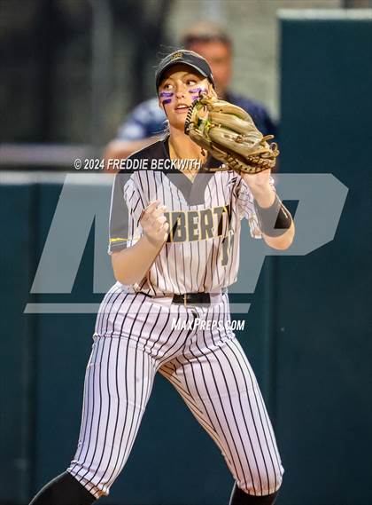 Thumbnail 2 in Liberty vs. Canton (UIL 4A Softball Semifinal) photogallery.