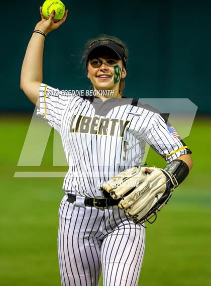 Thumbnail 1 in Liberty vs. Canton (UIL 4A Softball Semifinal) photogallery.