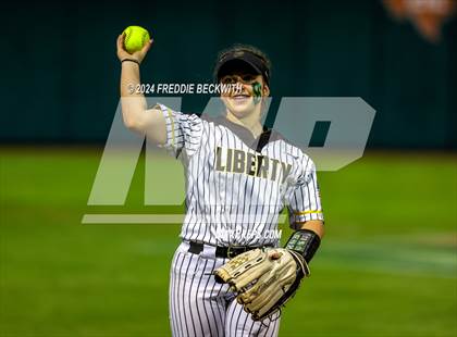 Thumbnail 2 in Liberty vs. Canton (UIL 4A Softball Semifinal) photogallery.