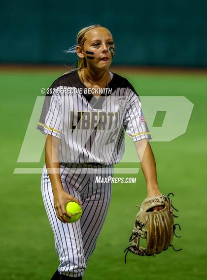 Thumbnail 2 in Liberty vs. Canton (UIL 4A Softball Semifinal) photogallery.