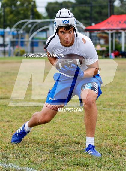 Thumbnail 2 in La Habra vs Cen10 (Millikan High Football Tournament) photogallery.