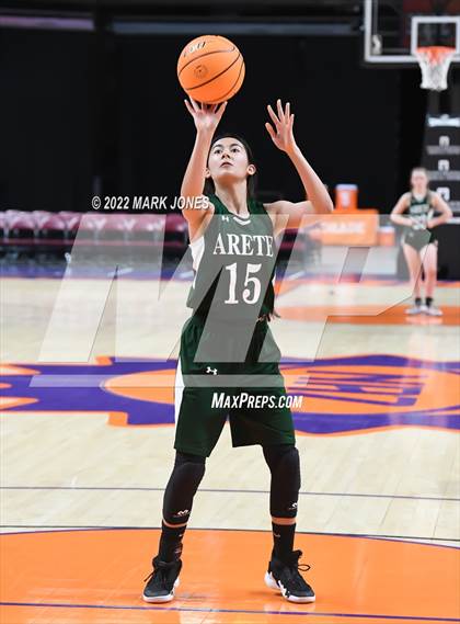Thumbnail 2 in Arete Prep vs. St. John Paul II Catholic (AIA 2A Quarterfinal)  photogallery.