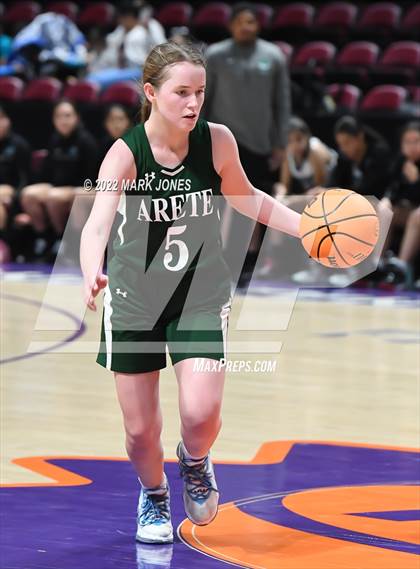 Thumbnail 2 in Arete Prep vs. St. John Paul II Catholic (AIA 2A Quarterfinal)  photogallery.
