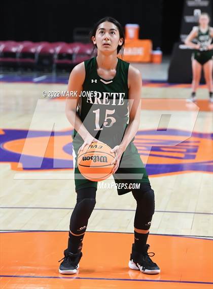 Thumbnail 1 in Arete Prep vs. St. John Paul II Catholic (AIA 2A Quarterfinal)  photogallery.