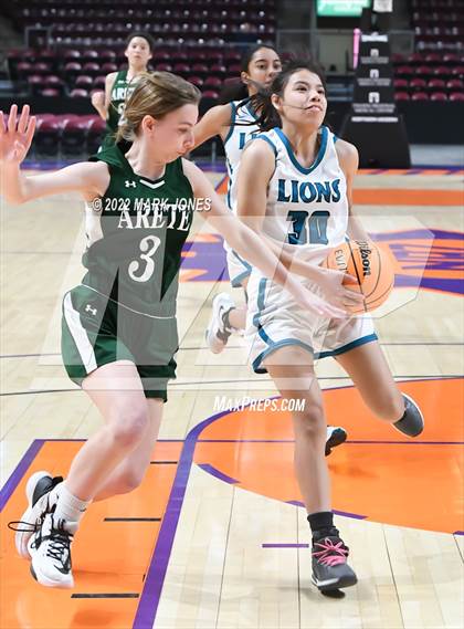 Thumbnail 1 in Arete Prep vs. St. John Paul II Catholic (AIA 2A Quarterfinal)  photogallery.