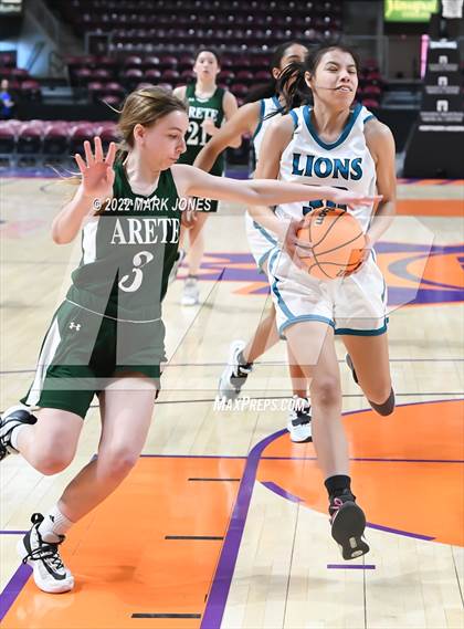Thumbnail 3 in Arete Prep vs. St. John Paul II Catholic (AIA 2A Quarterfinal)  photogallery.