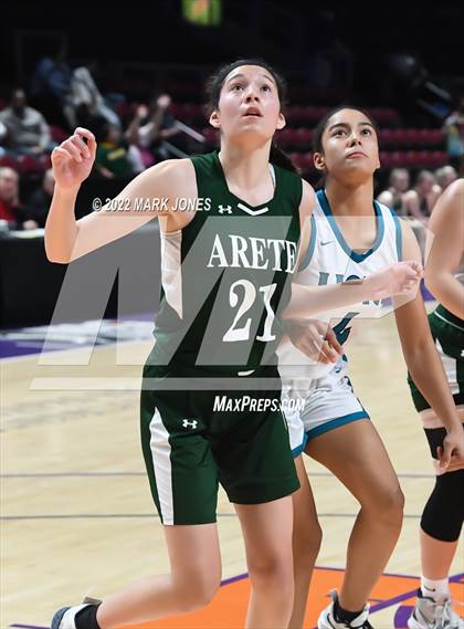 Thumbnail 3 in Arete Prep vs. St. John Paul II Catholic (AIA 2A Quarterfinal)  photogallery.