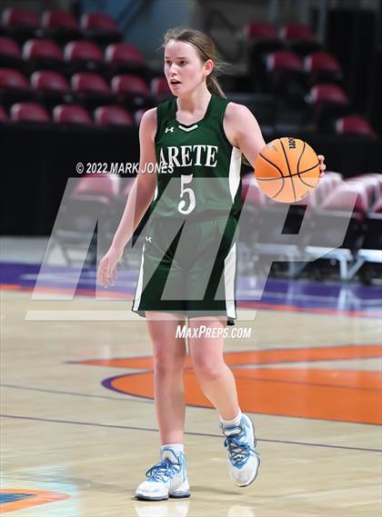 Thumbnail 3 in Arete Prep vs. St. John Paul II Catholic (AIA 2A Quarterfinal)  photogallery.