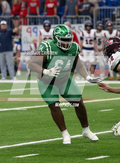 Thumbnail 3 in Wimberley vs Cuero (UIL 4A Regional Semifinal) photogallery.
