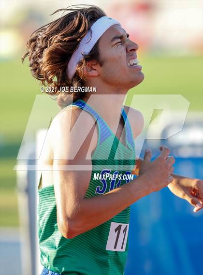 Thumbnail 2 in CIF Central Section Masters (Boys 3200m) photogallery.