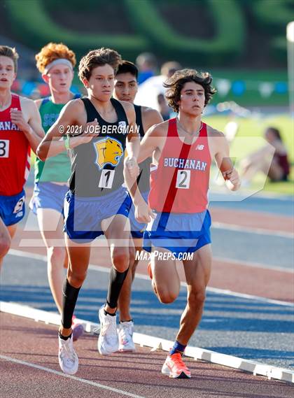 Thumbnail 3 in CIF Central Section Masters (Boys 3200m) photogallery.