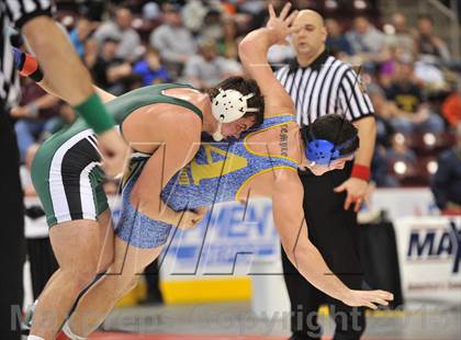 Thumbnail 2 in PIAA AA Wrestling Championships (Semifinals) photogallery.