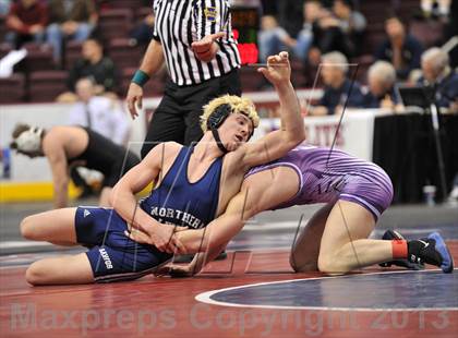 Thumbnail 3 in PIAA AA Wrestling Championships (Semifinals) photogallery.