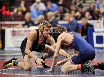 Thumbnail 3 in PIAA AA Wrestling Championships (Semifinals) photogallery.