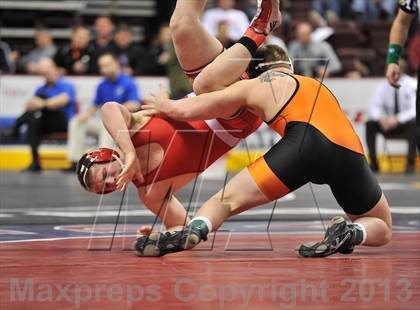 Thumbnail 2 in PIAA AA Wrestling Championships (Semifinals) photogallery.