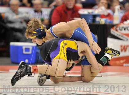 Thumbnail 2 in PIAA AA Wrestling Championships (Semifinals) photogallery.