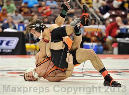 Thumbnail 1 in PIAA AA Wrestling Championships (Semifinals) photogallery.