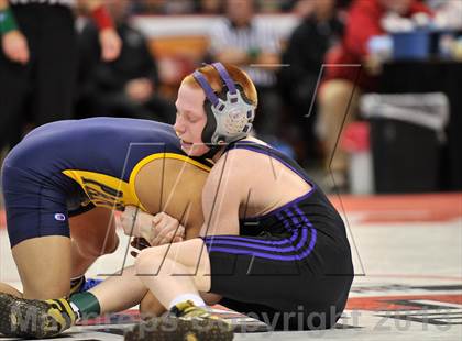 Thumbnail 2 in PIAA AA Wrestling Championships (Semifinals) photogallery.