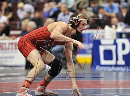 Thumbnail 2 in PIAA AA Wrestling Championships (Semifinals) photogallery.