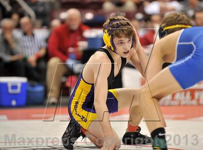 Thumbnail 2 in PIAA AA Wrestling Championships (Semifinals) photogallery.