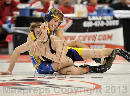 Thumbnail 2 in PIAA AA Wrestling Championships (Semifinals) photogallery.