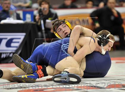 Thumbnail 2 in PIAA AA Wrestling Championships (Semifinals) photogallery.