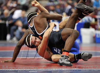 Thumbnail 2 in PIAA AA Wrestling Championships (Semifinals) photogallery.