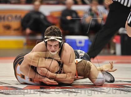 Thumbnail 1 in PIAA AA Wrestling Championships (Semifinals) photogallery.