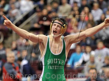 Thumbnail 3 in PIAA AA Wrestling Championships (Semifinals) photogallery.