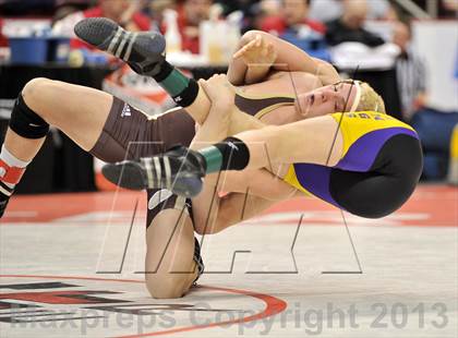 Thumbnail 2 in PIAA AA Wrestling Championships (Semifinals) photogallery.