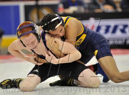 Thumbnail 3 in PIAA AA Wrestling Championships (Semifinals) photogallery.