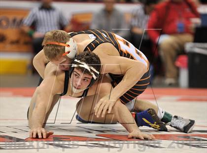 Thumbnail 1 in PIAA AA Wrestling Championships (Semifinals) photogallery.