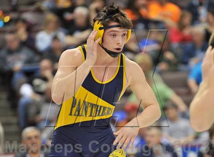 Thumbnail 2 in PIAA AA Wrestling Championships (Semifinals) photogallery.