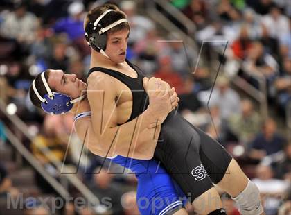 Thumbnail 3 in PIAA AA Wrestling Championships (Semifinals) photogallery.