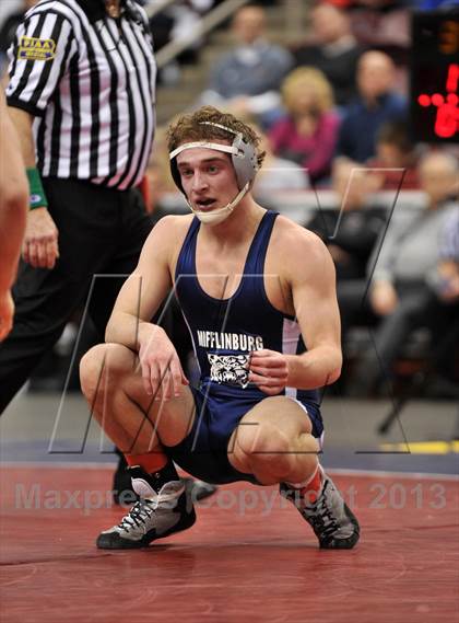 Thumbnail 1 in PIAA AA Wrestling Championships (Semifinals) photogallery.