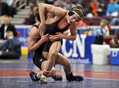 Thumbnail 2 in PIAA AA Wrestling Championships (Semifinals) photogallery.