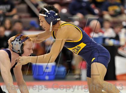 Thumbnail 1 in PIAA AA Wrestling Championships (Semifinals) photogallery.