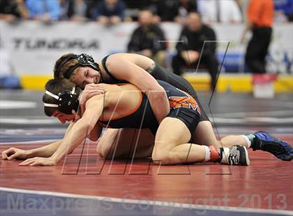 Thumbnail 2 in PIAA AA Wrestling Championships (Semifinals) photogallery.