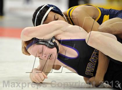 Thumbnail 2 in PIAA AA Wrestling Championships (Semifinals) photogallery.