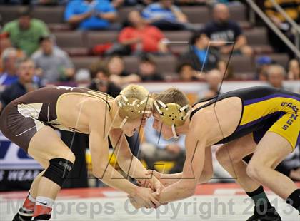 Thumbnail 3 in PIAA AA Wrestling Championships (Semifinals) photogallery.