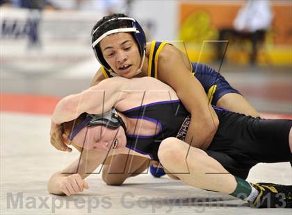 Thumbnail 1 in PIAA AA Wrestling Championships (Semifinals) photogallery.