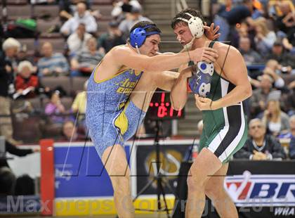 Thumbnail 2 in PIAA AA Wrestling Championships (Semifinals) photogallery.