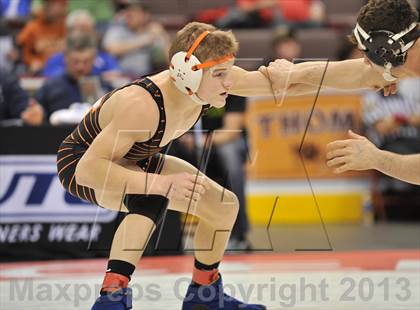 Thumbnail 1 in PIAA AA Wrestling Championships (Semifinals) photogallery.